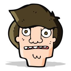cartoon shocked face N9