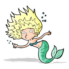 Cartoon Mermaid N31