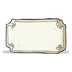 cartoon old frame banner N4