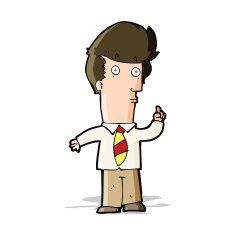 cartoon man with question N14