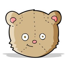 cartoon teddy bear head N8