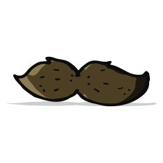 Cartoon Mustache N22