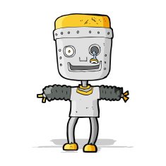 Cartoon Robot N176