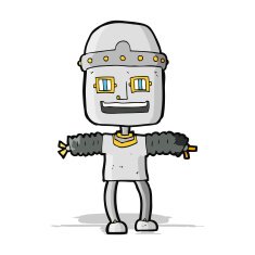 Cartoon Robot N177
