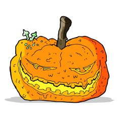 cartoon halloween pumpkin N27