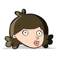 cartoon pretty face N4