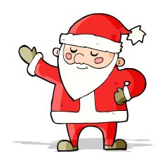 Cartoon Santa Claus N236