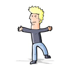 cartoon stressed man N37