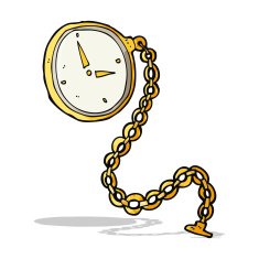 cartoon gold watch N2