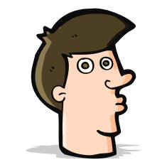 cartoon confused man N42
