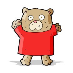 cartoon cute teddy bear N27
