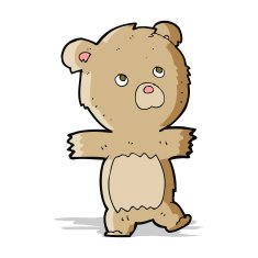 cartoon cute teddy bear N29