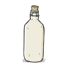 cartoon traditional bottle N10