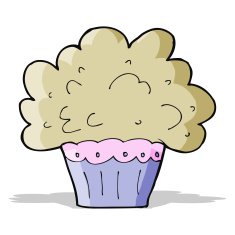 cartoon big cupcake N4