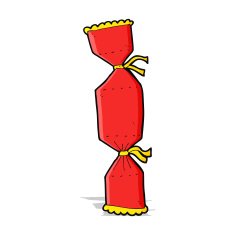 cartoon christmas cracker N23