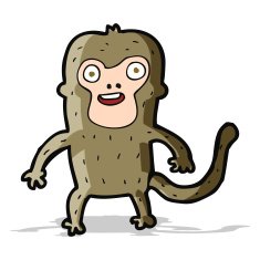 Cartoon Monkey N80