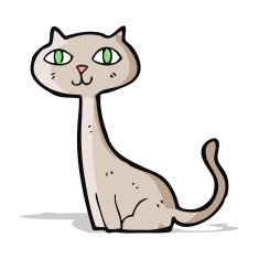 Cartoon Cat N198