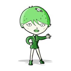 Cartoon Vampire Girl N116