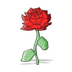 rose cartoon N4