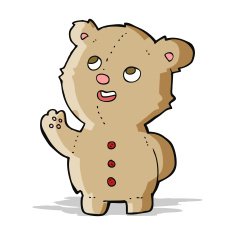 cartoon cute teddy bear N31