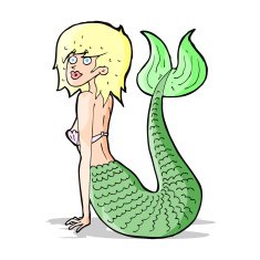 Cartoon Mermaid N33