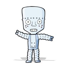 Cartoon Robot N180