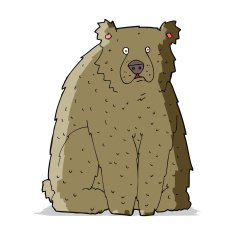Cartoon funny bear N8