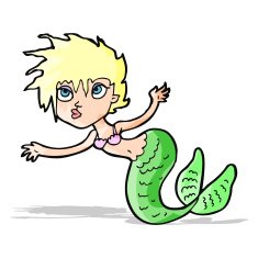 Cartoon Mermaid N35