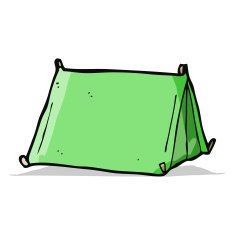 cartoon traditional tent N11