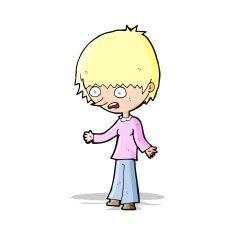 cartoon stressed out woman N12