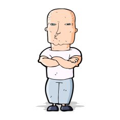 Cartoon Tough Guy N6