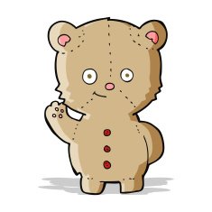 cartoon teddy bear N181