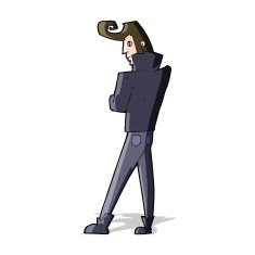 cartoon cool guy N9