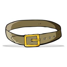 cartoon leather belt N11