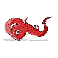 cartoon chinese dragon N11