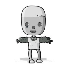 Cartoon Robot N183