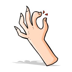 cartoon hand symbol N23