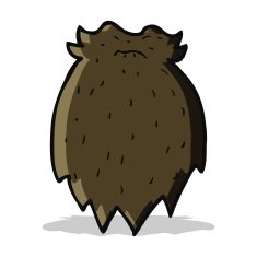 cartoon fake beard N6