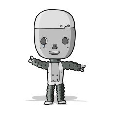 Cartoon Robot N184