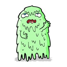 gross cartoon ghost N12