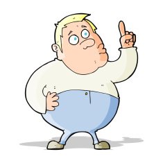Cartoon Man Asking Question N59