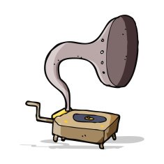 cartoon gramophone N5
