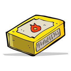 cartoon pack of matches N5