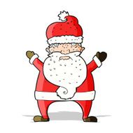 cartoon ugly santa claus N5