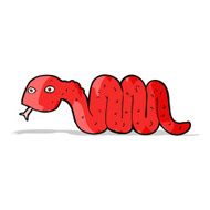 funny cartoon snake N41