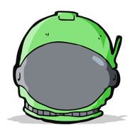 cartoon astronaut face N5