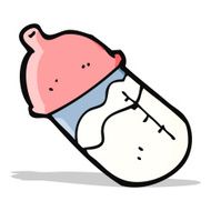 cartoon baby milk bottle N5
