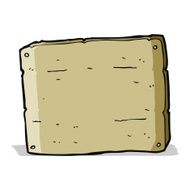 cartoon wooden board N2