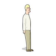cartoon tall man N5