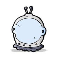 cartoon astronaut helmet N18